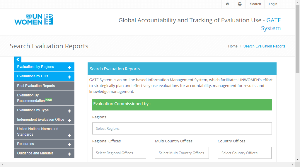 GATE – Global Accountability and Tracking of Evaluation Use