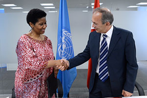 Executive Director with Ambassador of Turkey