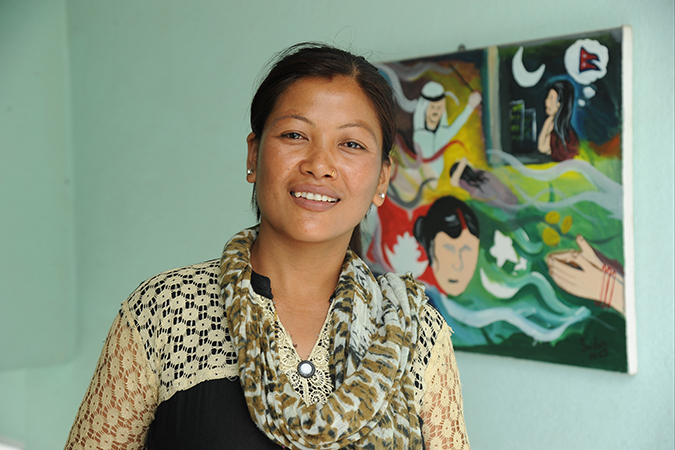 Dawa Dolma Tamang. Foto: ONU Mujeres/Pradeep Shakya.