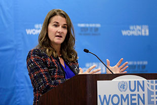 Melinda Gates. Photo: UN Women/Ryan Brown
