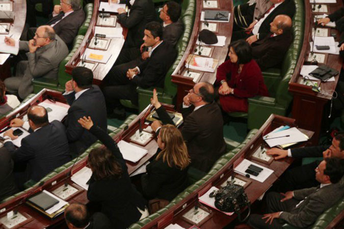 El Parlamento tunecino (foto de archivo de 2016), votó la semana pasada para aprobar su primera ley nacional para combatir la violencia contra las mujeres. Foto: Khaled Nasraoui.