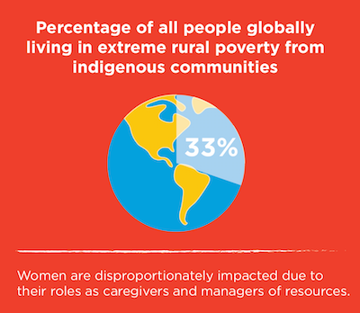 33% of all people globally living in extreme rural poverty are from indigenous communities