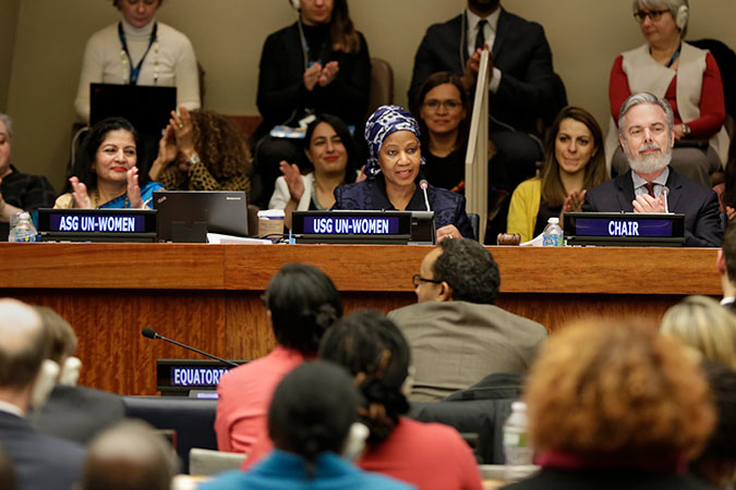Closing of the 61st session of the UN Commission on the Status of Women. Photo: UN Women/Ryan Brown