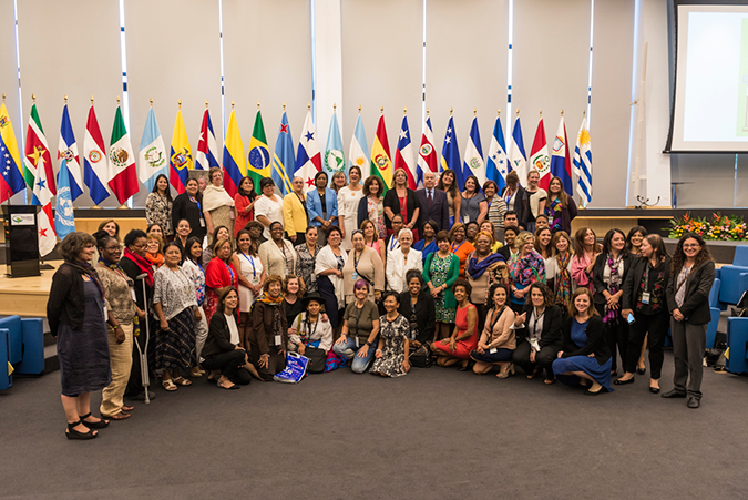 Participants in the Latin America and the Caribbean Regional Consultations ahead of CSW61. Photo: UN Women/Eduard Serra
