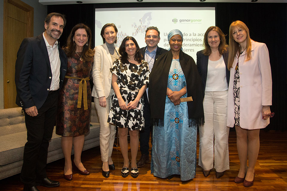 UN Women Executive Director, Phumzile Mlambo-Ngcuka launches the project “Win-Win: gender equality is a good business” in Argentina. Photo: UN Women/Rodrigo de la Fuente.