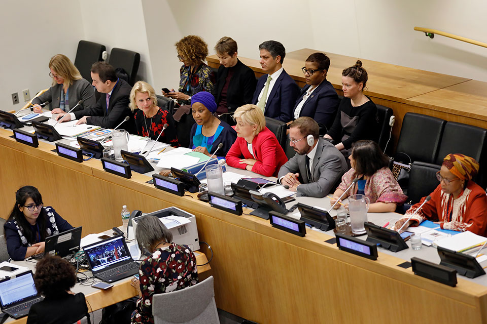 UN Women Executive Board convenes for the second regular session 2018, at UN headquarters in New York. Photo: UN Women/Ryan Brown