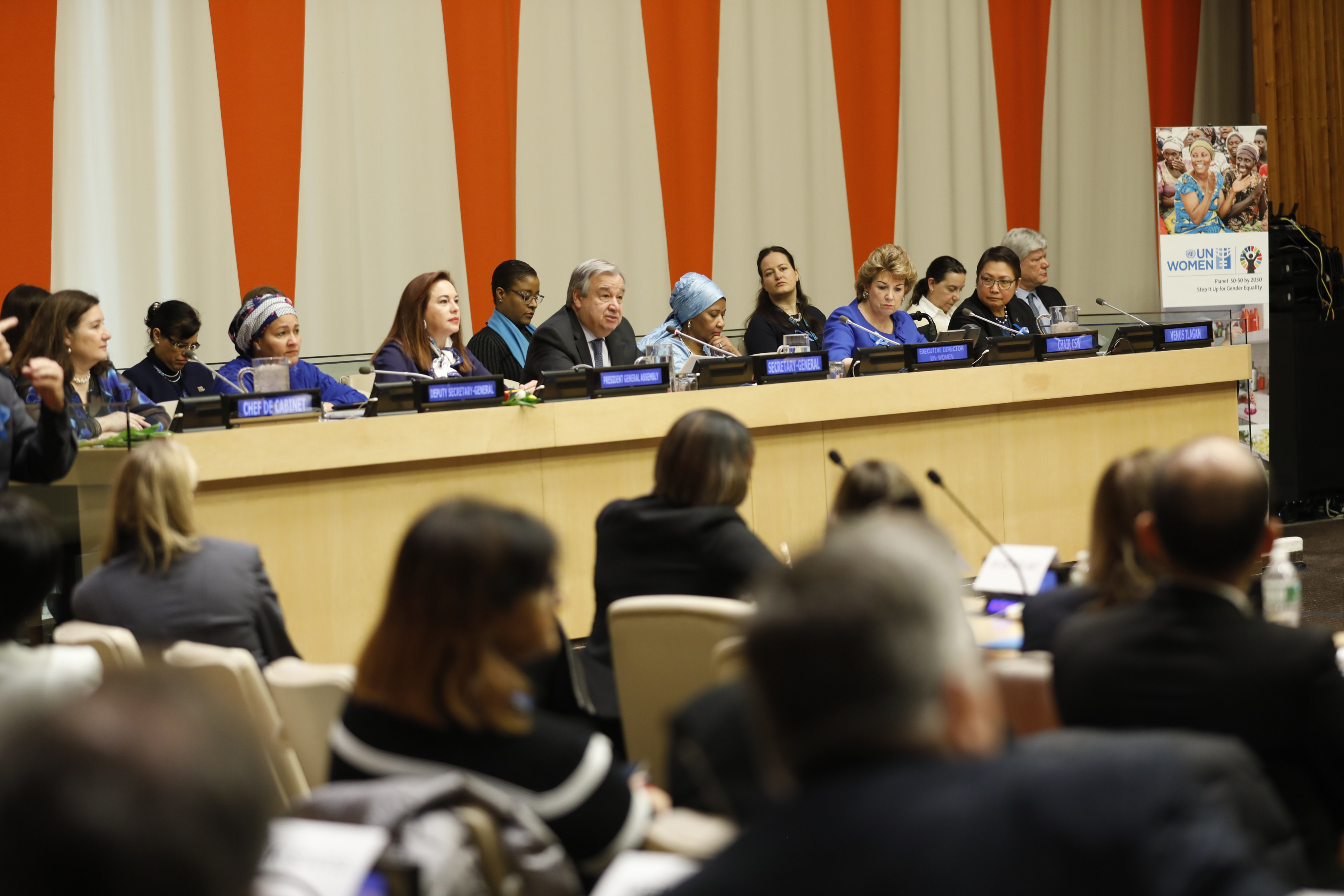 International Women's Day is commemorated at United Nations Headquarters in New York. Photo: UN Women/Ryan Brown