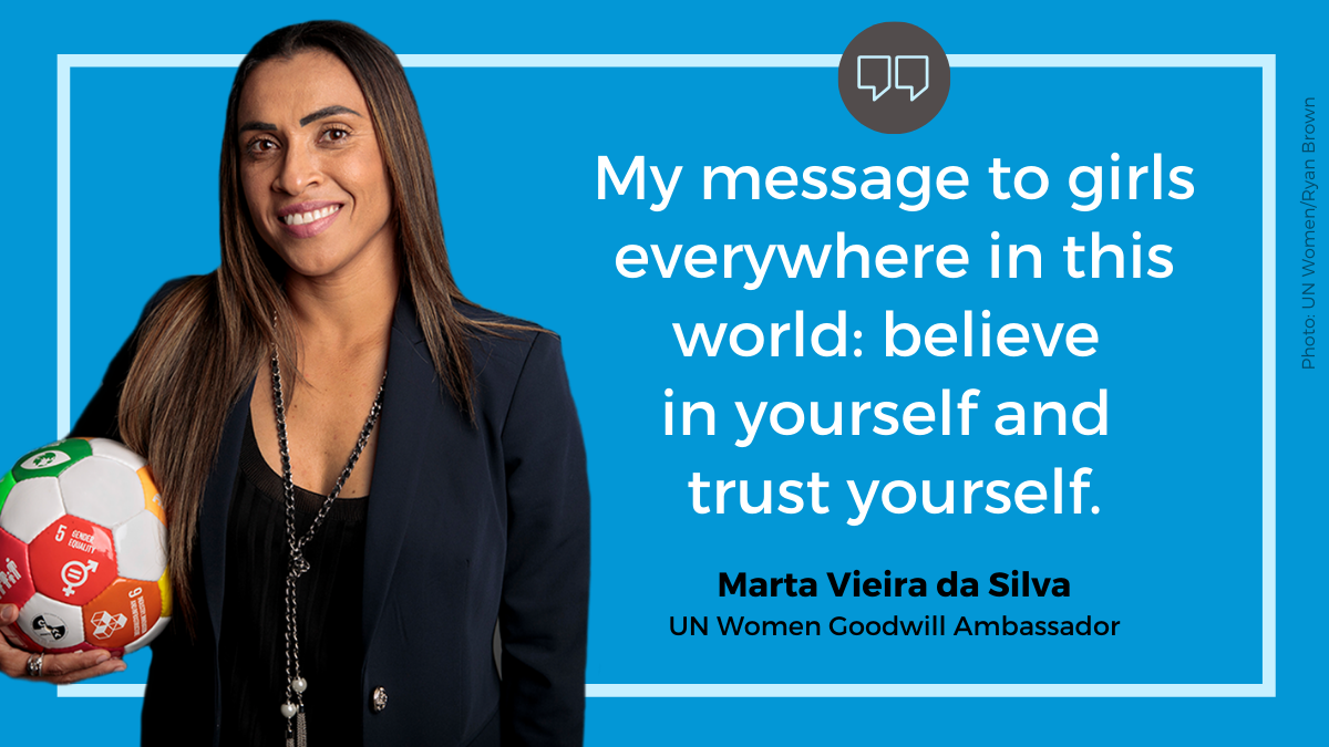 Marta: “Believe in yourself and trust yourself.”