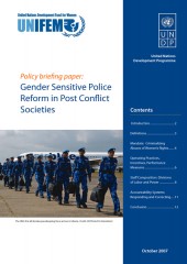 Policy Briefing Paper: Gender Sensitive Police Reform in Post Conflict Societies