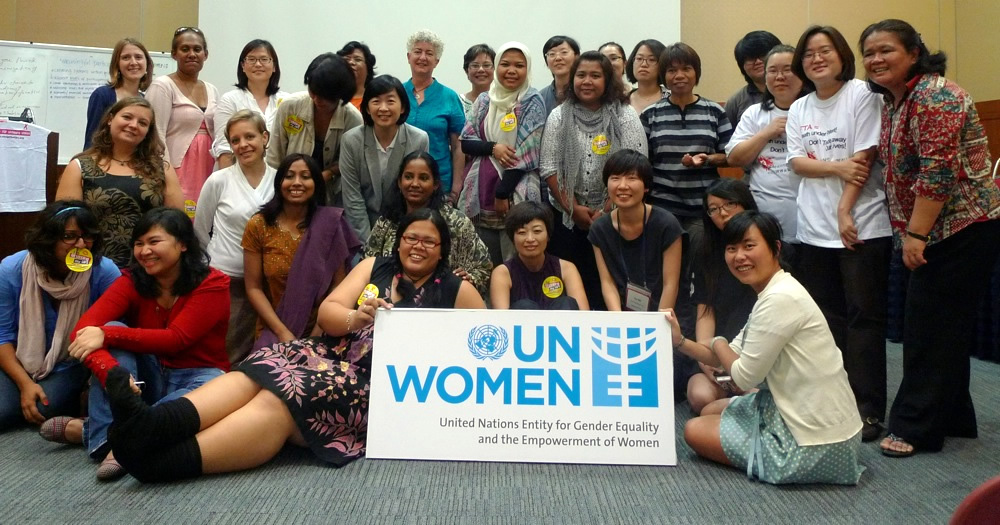 UN Women sponsored women leaders from the Asia and Pacific region, including HIV-positive women leaders, to attend the pre-ICAPP Women's Forum in Busan, South Korea, 25 August 2011. (Photo: UN Women.)