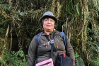 Miriam Jemio, photographed in the forest of San Jose de Uchupiamona in Bolivia.