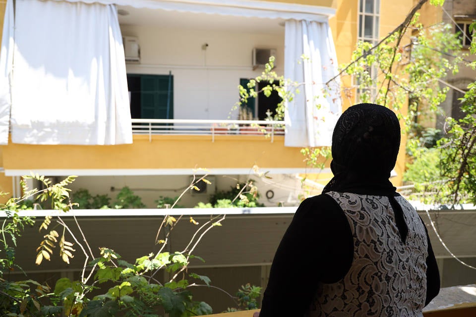 Mariam, photographiée à Beyrouth.