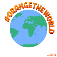 Orange The World Globe