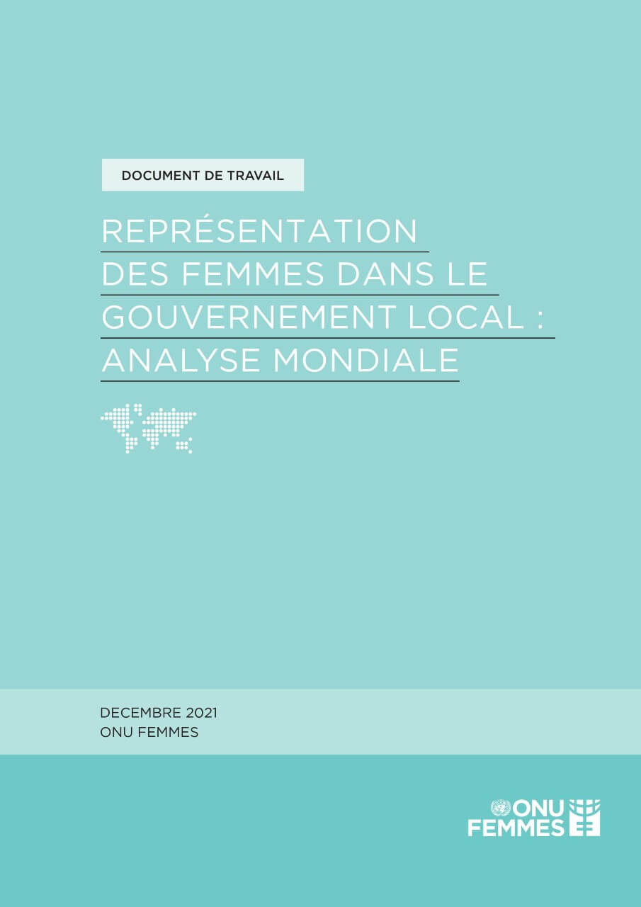 Représentation des femmes dans les collectivités locales : Analyse mondiale