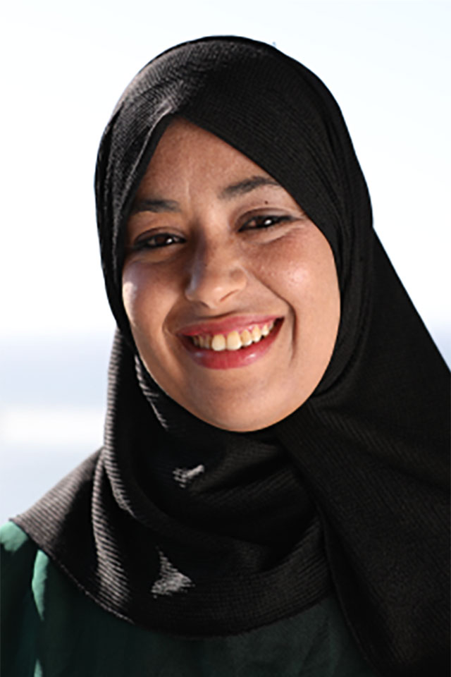 Fatima Azdoud, 28, is President of the Mahar Assahel Cooperative. Photo: UN Women/Mediating