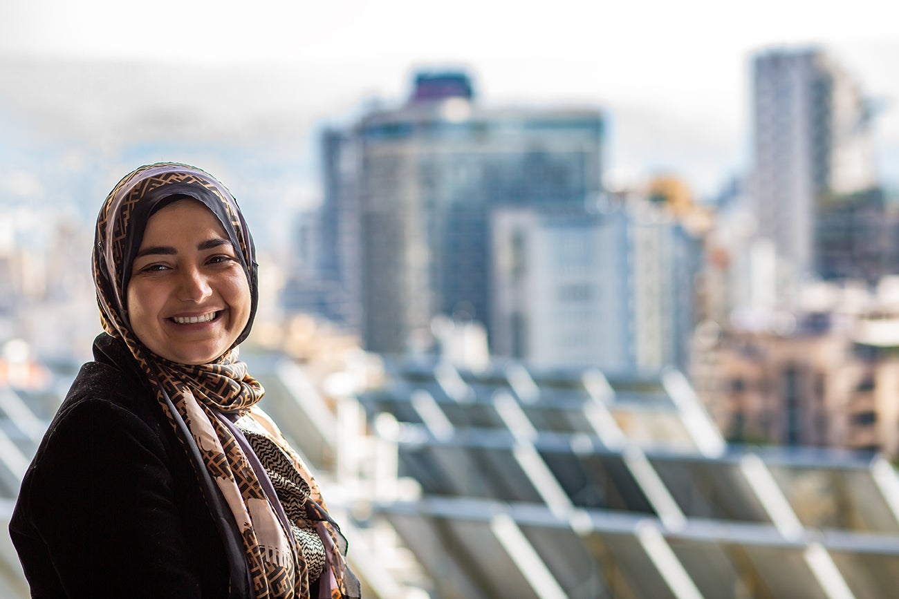 Nouhad Awwad. Photo : ONU Femmes/Lauren Rooney