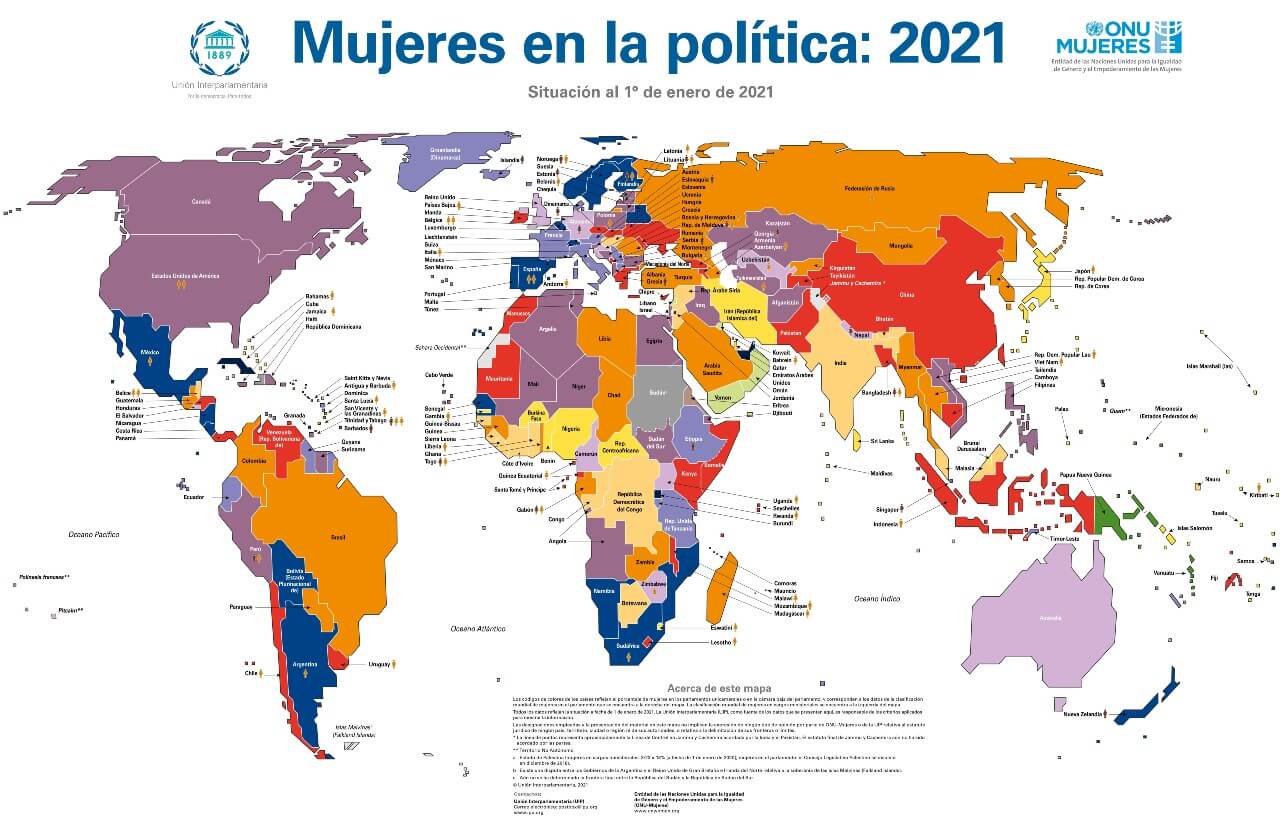 Mujeres en la política: 2021