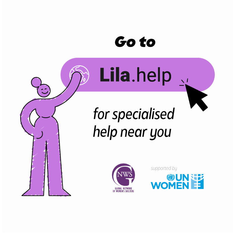 go to lila.help for specialised help near you