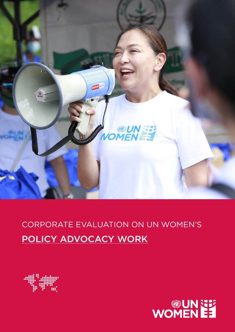 Corporate evaluation on UN Women’s policy advocacy work