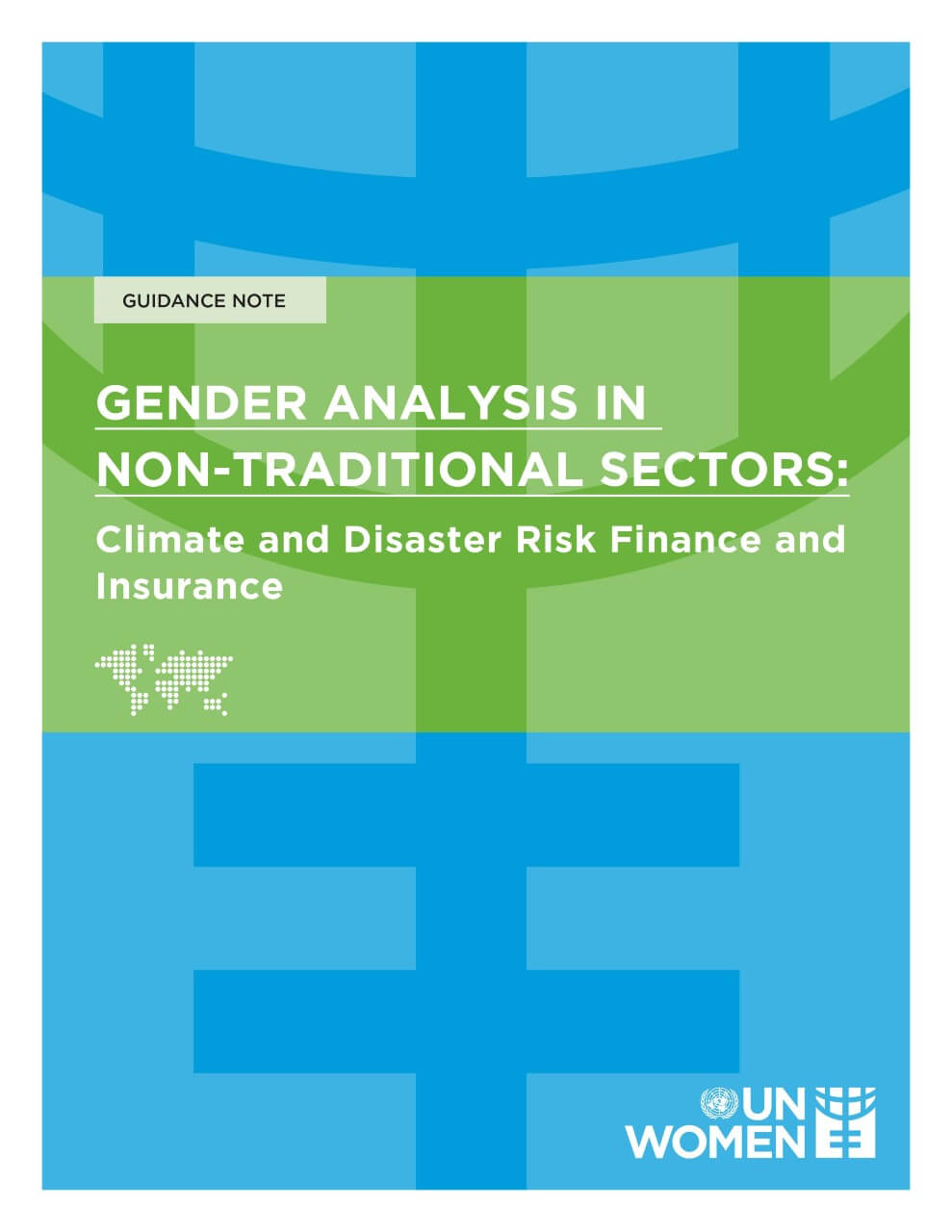 Gender analysis in non-traditional sectors: Climate and disaster risk finance and insurance