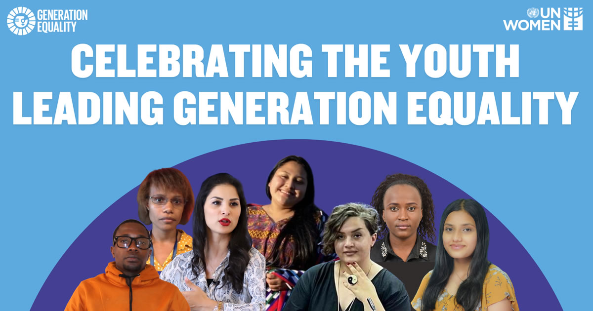 International Youth Day 2022 - Celebrating the youth leading Generation Equality - banner