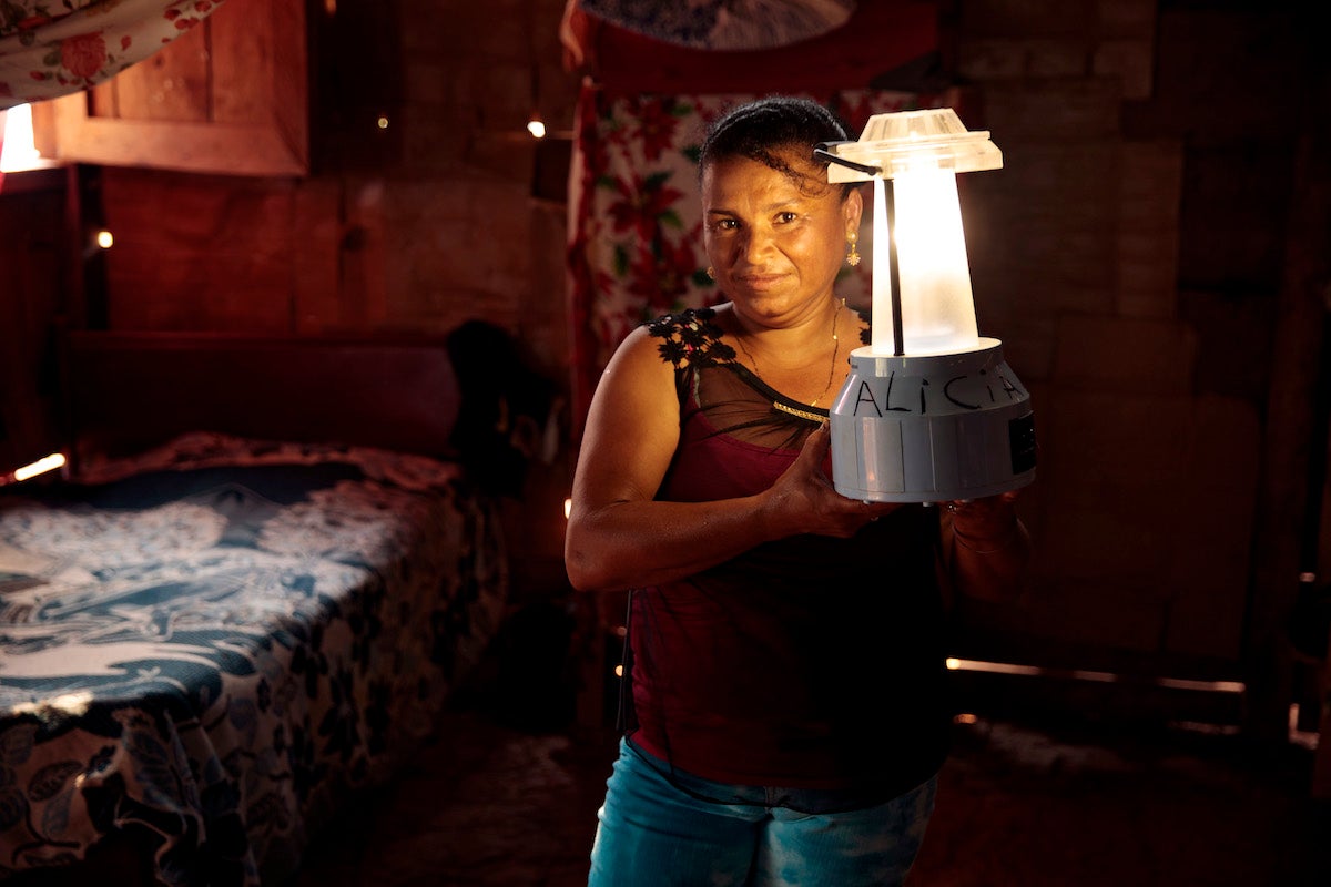 Martha Alicia Benavente, from a small municipality in Guatemala, trained through a joint UN programme to become a solar engineer. She plans to use her training to improve energy access for her community. Photo: UN Women/Ryan Brown