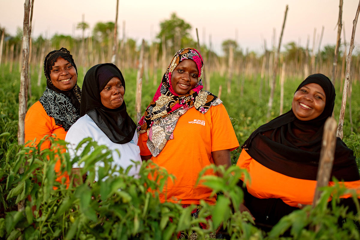 Women horticulture farmers in Zanzaibar. Photo: UN Women/Michael Goima 