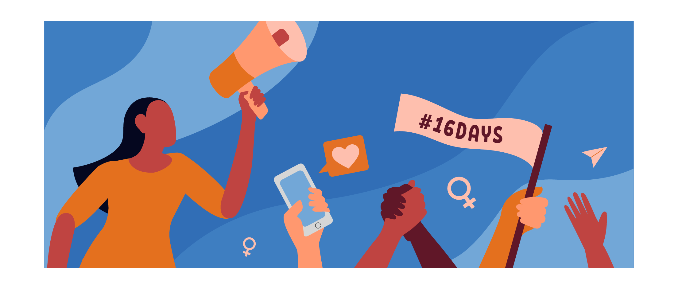 16 Days of Activism banner