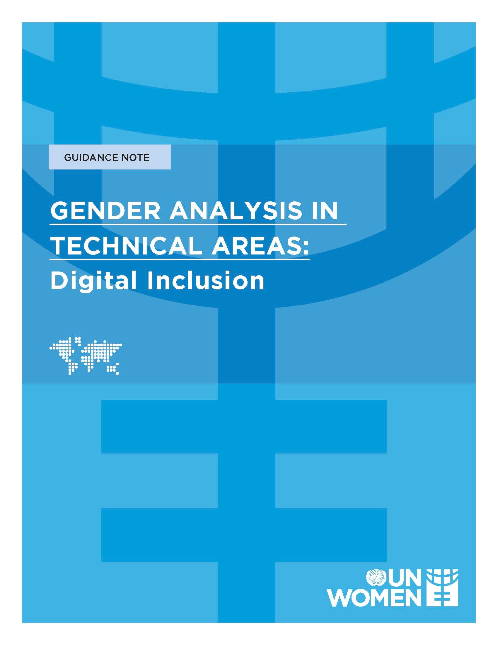 Publication cover Gender Analysis Guidance Digital Inclusion