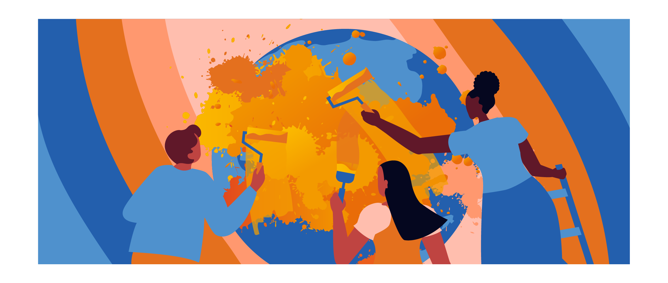 Orange the World banner