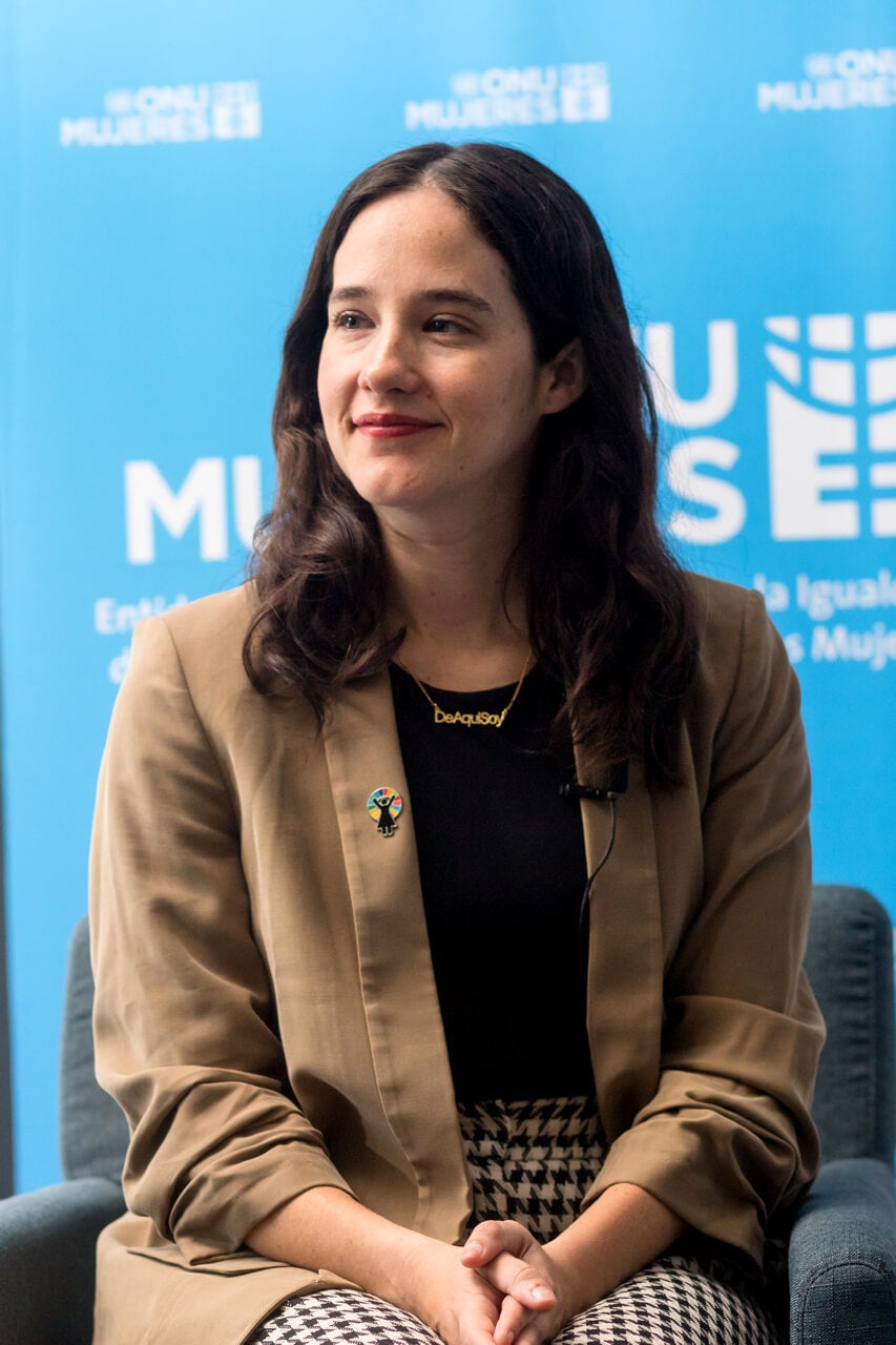 National UN Women Goodwill Ambassador Ximena Sariñana (Mexico). Photo: UN Women/Dzilam Méndez.