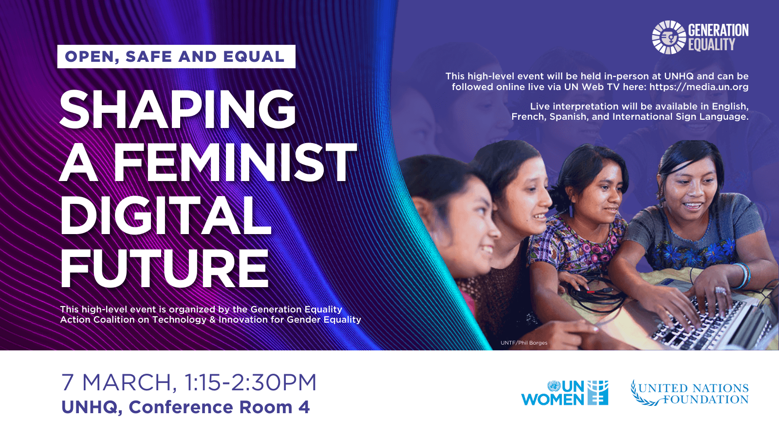 Open, safe and equal—Shaping a feminist digital future