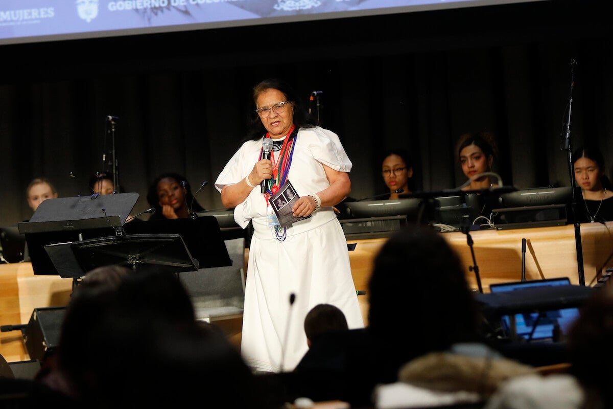 Leonor Zalabata Torres, Ambassador of the Permanent Mission of Colombia to the United Nations. Photo: UN Women/Ryan Brown