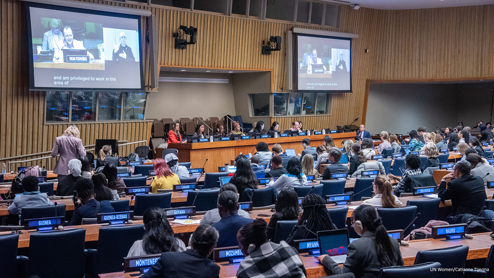 The dialogue brought together stakeholders from across sectors to highlight the importance of collective responsibility for enacting inclusive digital policies. Photo: UN Women/Catianne Tijerina