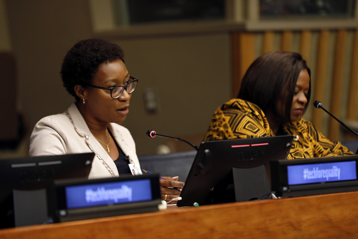 Ms. Jeanette Bayisenge, Minister of Gender and Family Promotion of the Government of Rwanda. Photo: UN Women/Ryan Brown