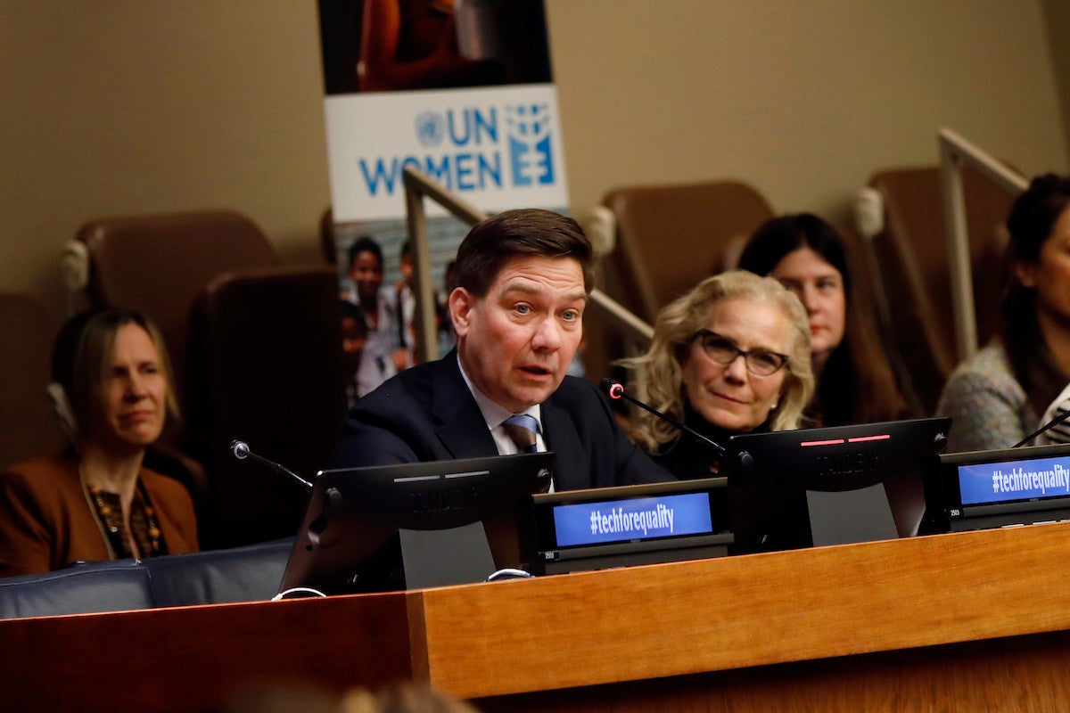 Thomas Blomqvist, Minister for Nordic Cooperation and Equality (Finland). Photo: UN Women/Ryan Brown