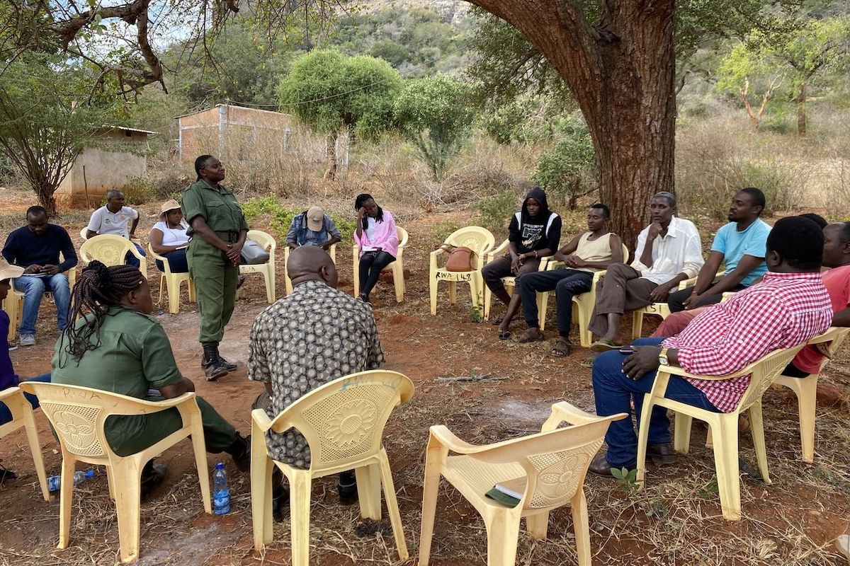 The Kenya Wildlife Conservancies Association (KWCA) is continuing work through a second RISE grant in partnership with the Taita Taveta Wildlife Conservancies Association (TTWCA) on preventing gender-based violence and promoting gender equality in Kasigau conservancy in the Taita Taveta landscape. Photo: KWCA