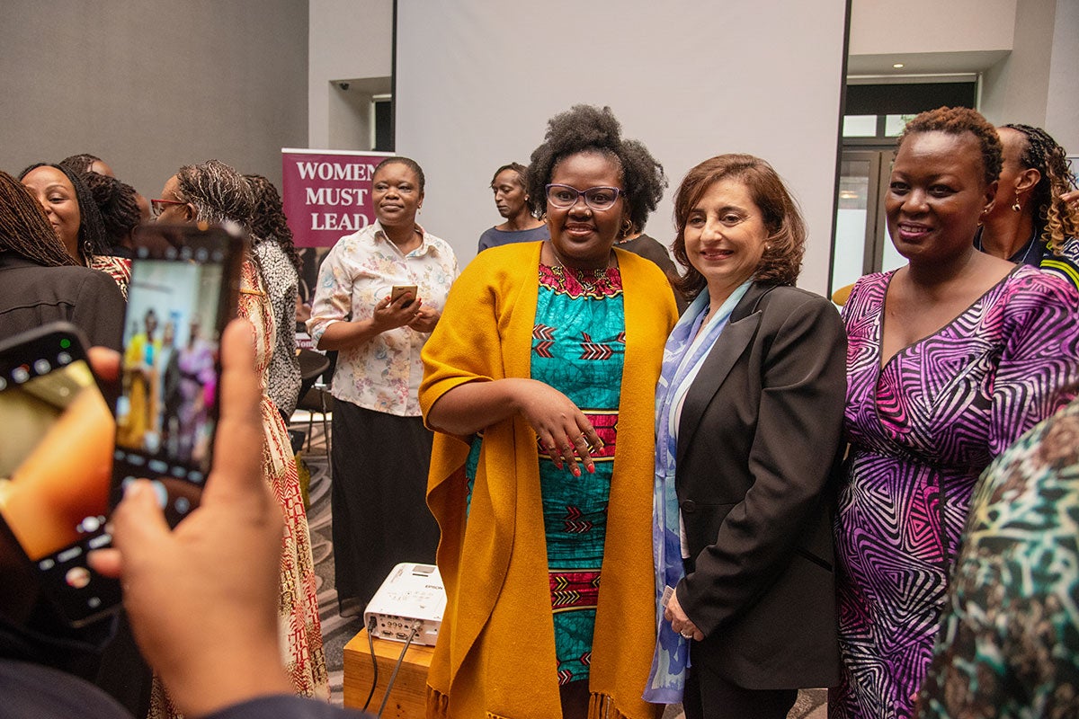 UN Women Executive Director with feminists, women’s rights activists and advocates of Kenya. Photo: UN Women/James Ochweri 