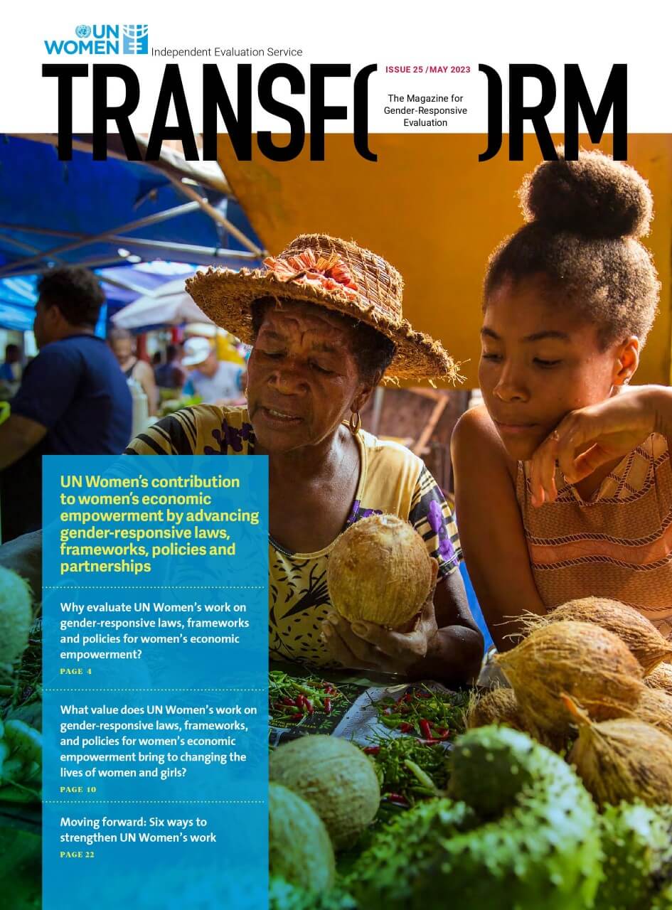 TRANSFORM – The magazine for gender-responsive evaluation – Issue 25, March 2023