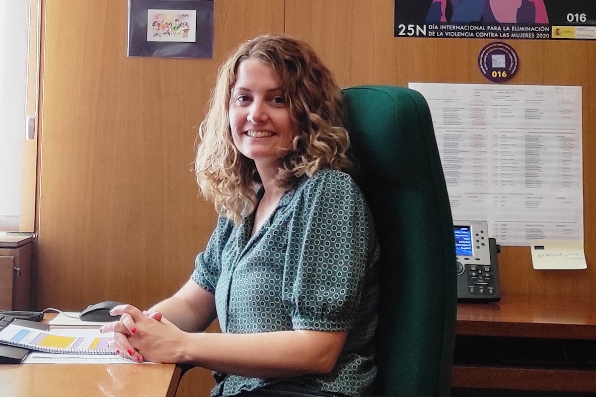Ms. Itziar Abad Andújar is the Deputy Director General for Awareness, Prevention and Studies of Gender-Based Violence (GBV) at the Government Delegation against GBV. Photo courtesy of Itziar Abad Andújar.