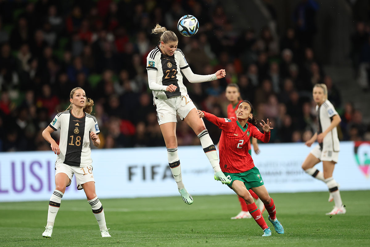 FIFA Women’s World Cup 2023 Group H match between Germany and Morocco on 24 July 2023 in Melbourne/Naarm, Australia. Photo: FIFA/Alex Grimm.