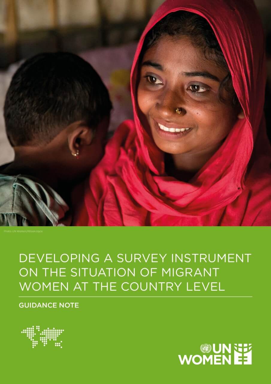 Developing a survey instrument on the situation of migrant women at the country level