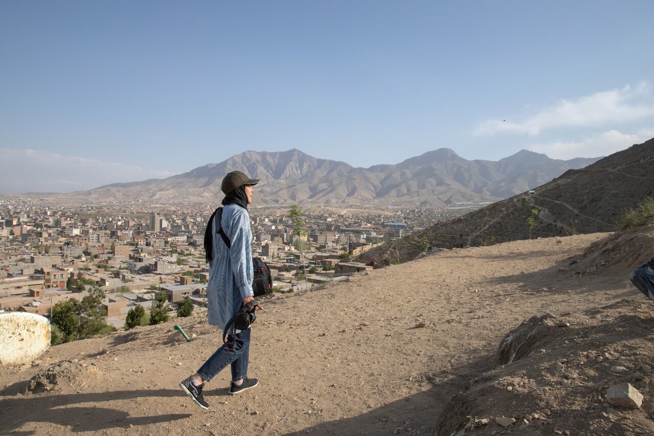 Photo of Ghotai (pseudonym) for the fourth story in the “After August” series. Photo: UN Women/Habib Sayed Bidell.