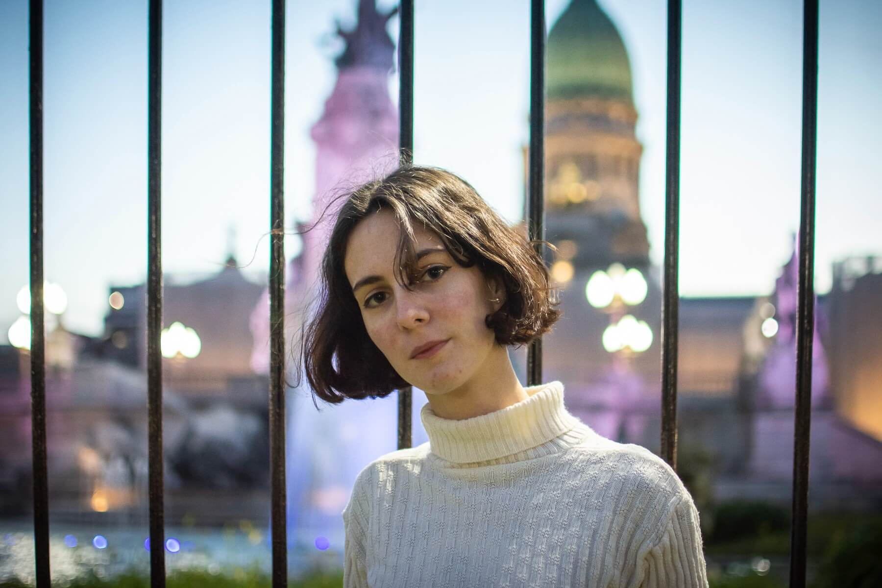 Mercedes Pombo, climate activist and co-founder of Jóvenes por el Clima Argentina. Photo: Virginia Robles.