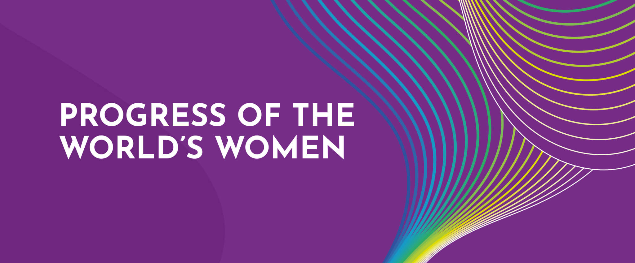 Progress of the world’s women – banner