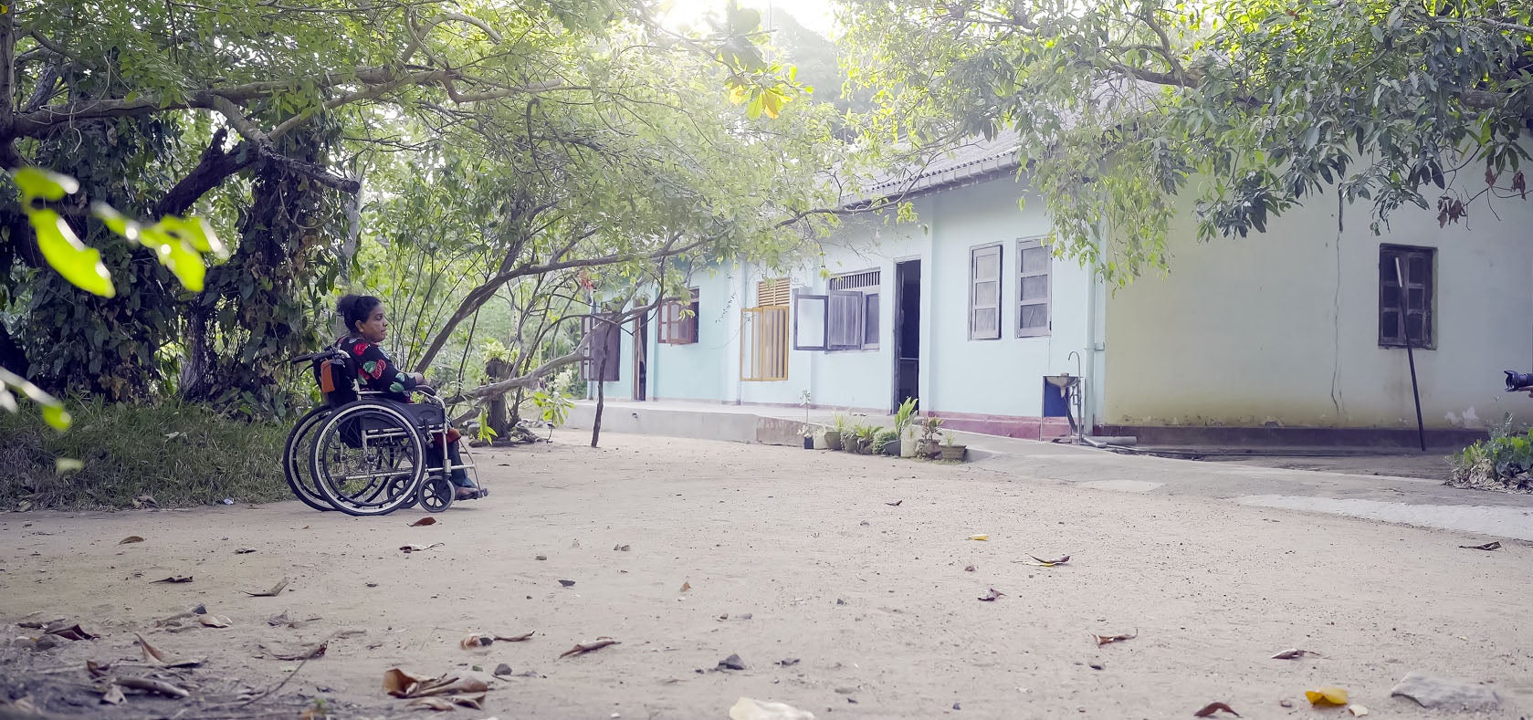 The AKASA safe house is seen in Anuradhapura, Sri Lanka, on 17 August 2023.