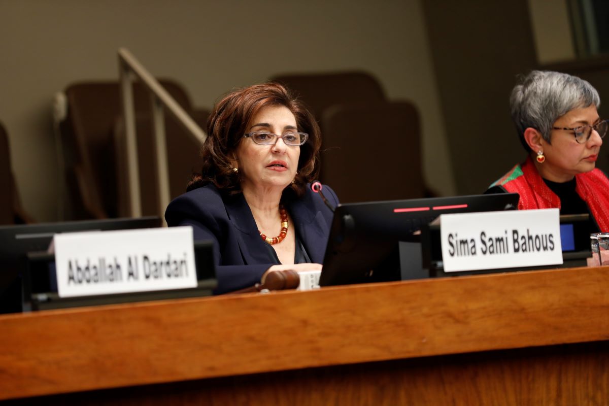 Sima Bahous, Executive Director of UN Women, opened the discussion at the CSW side event.