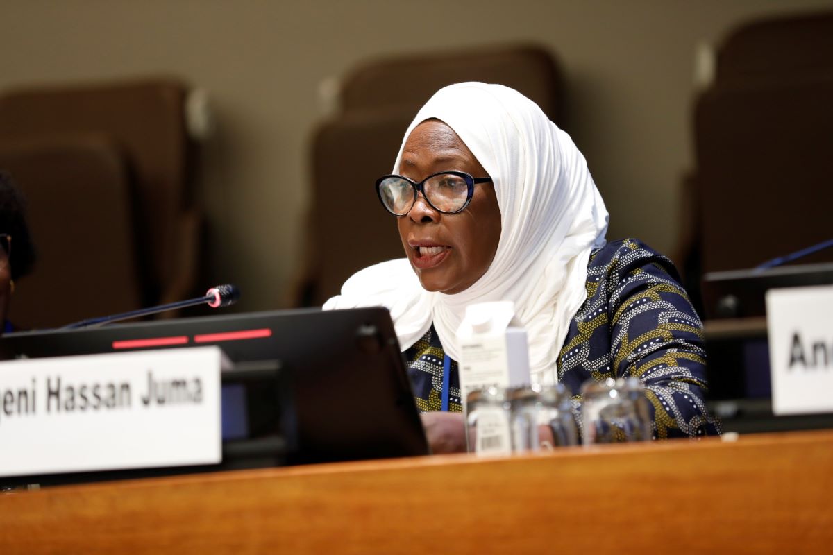 Mgeni Hassan Juma, Deputy Speaker of The Zanzibar House of Representatives, discussed a recent bill categorizing attacks on women in politics in Tanzania as election-related offences.