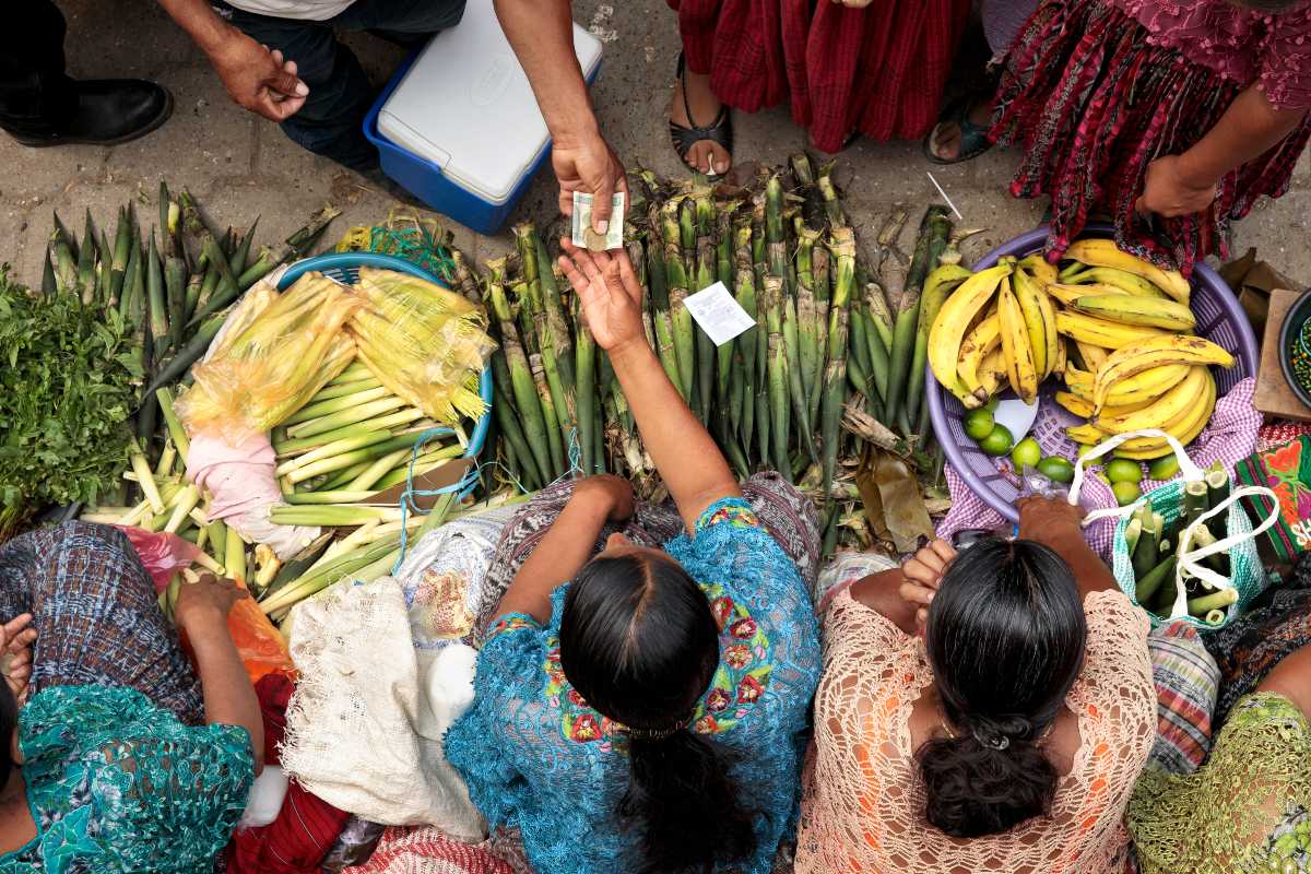 Scenes from the municipal market in Tucuru, Guatemala.