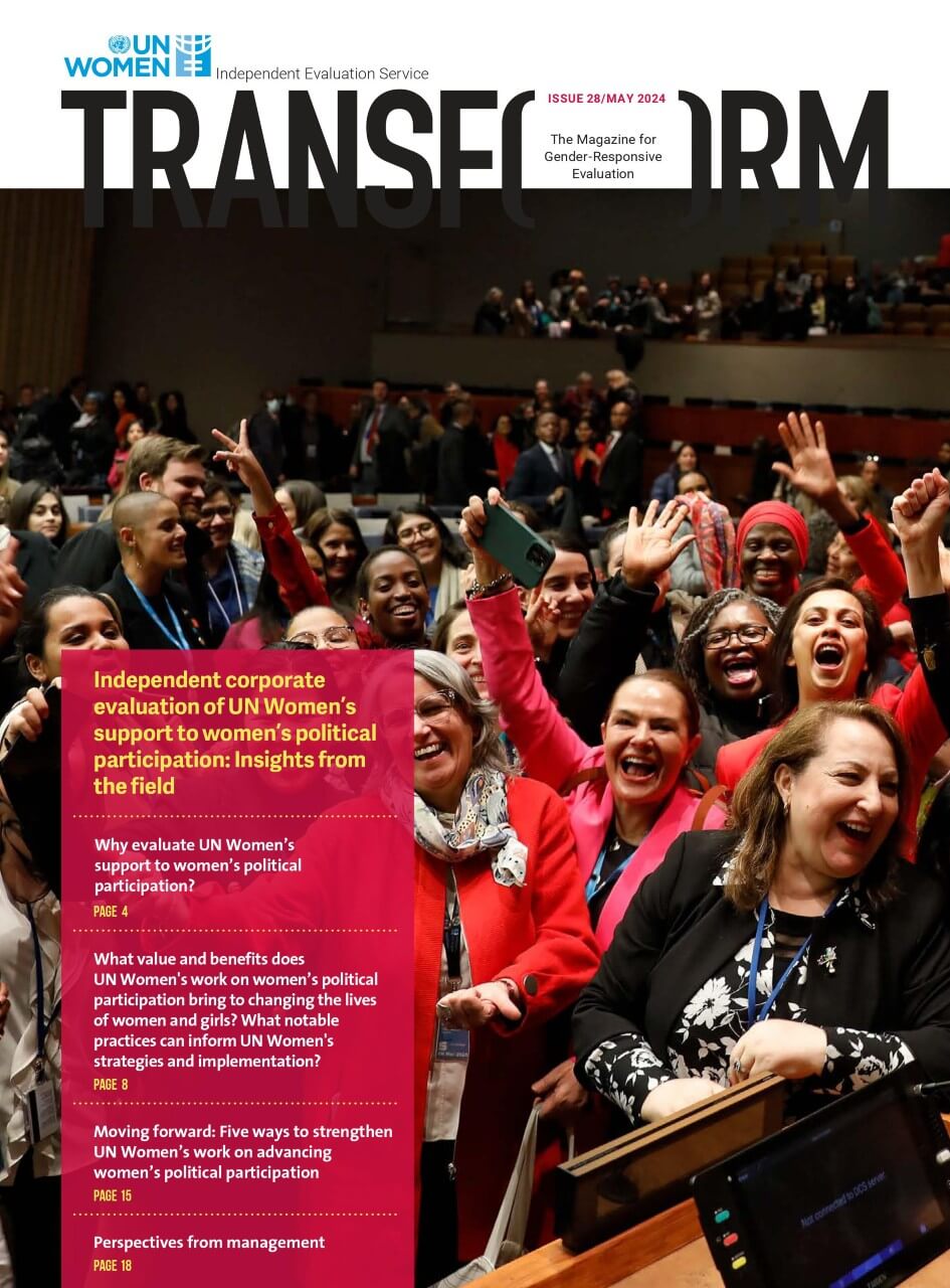 TRANSFORM – The magazine for gender-responsive evaluation – Issue 28, May 2024